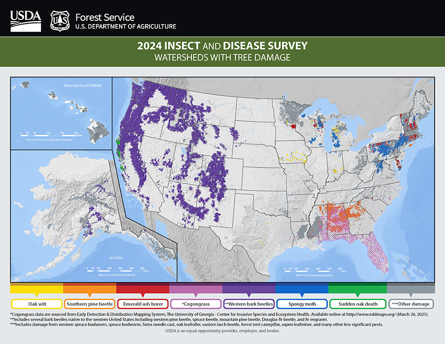 Survey highlights map